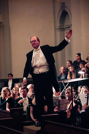 Ricks College Sacred Music Series: The Passion and The Promise of our Lord Jesus Christ. Premiere performance of a newly commissioned oratorio by Daniel E. Gawthrop with R. Kevin Call as the conductor