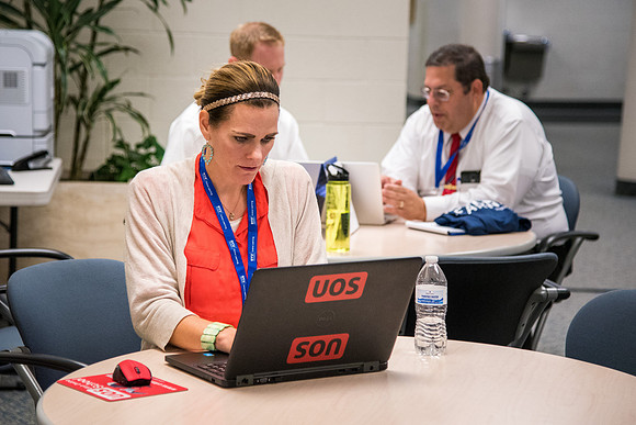 Online Instructors come to BYU-Idaho campus for further learning to enhance teaching skills.
