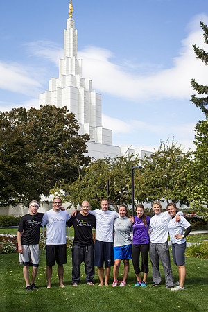 More than 600 participants ran in a 37 mile relay race, beginning at the Rexburg Temple and ending in Idaho Falls.