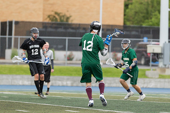 Marshall Deem, a midfielder, looks to pass to an open teammate.