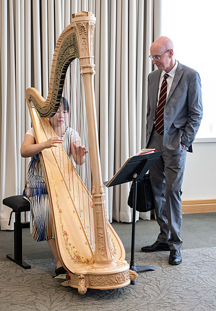 A reception for President Henry J Eyring and his wife Kelly to express their gratitude to employees of BYU-Idaho.