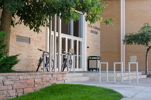 The Oscar A. Kirkham Building during the summer break