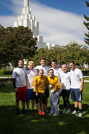 More than 600 participants ran in a 37 mile relay race, beginning at the Rexburg Temple and ending in Idaho Falls.