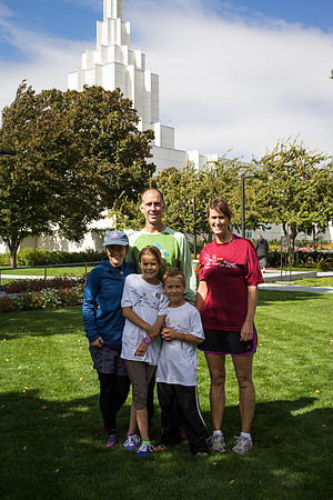 More than 600 participants ran in a 37 mile relay race, beginning at the Rexburg Temple and ending in Idaho Falls.
