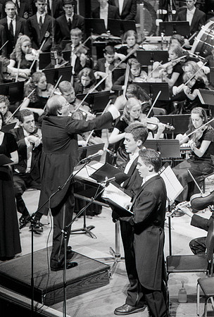 1999 Sacred Music Performance in the Snow Barrus Concert Hall. Commissioned composition by Merrill Jenson. Featuring Ricks College Symphony Orchestra, Collegiate Singers, and Concert Chorale with LDS