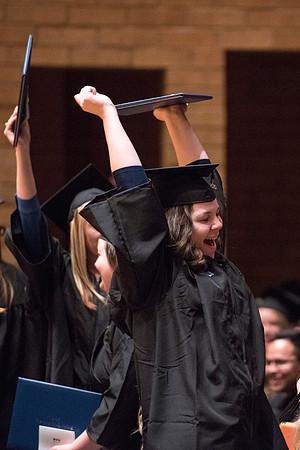Students of Brigham Young University-Idaho at graduation of the Spring 2016 semester. Photo by Ryan Chase.