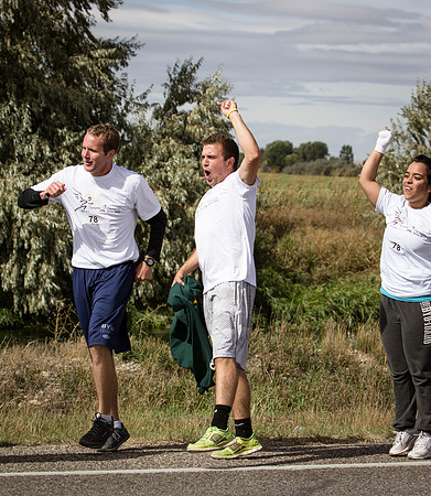 More than 600 participants ran in a 37 mile relay race, beginning at the Rexburg Temple and ending in Idaho Falls.