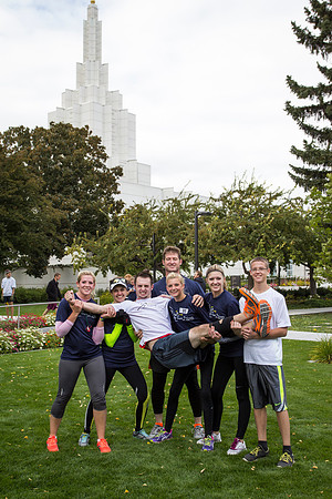 More than 600 participants ran in a 37 mile relay race, beginning at the Rexburg Temple and ending in Idaho Falls.