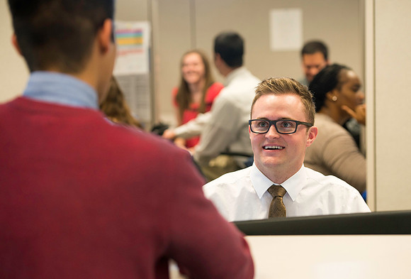 Financial Aid Counselor. "Serving students as a counselor is rewarding when I can help a student in financial distress leave my office feeling helped and guided to be more financially stable."