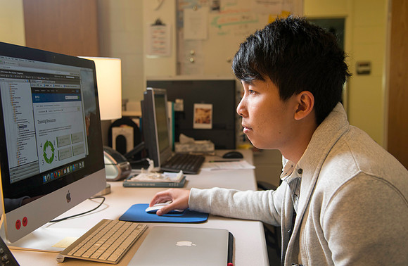 Talented students are an important of University Relations with their skills as photographers, designers, writers and web developers.