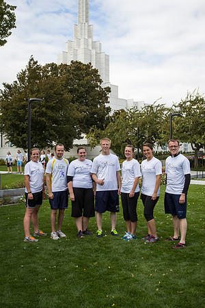 More than 600 participants ran in a 37 mile relay race, beginning at the Rexburg Temple and ending in Idaho Falls.
