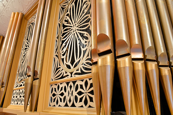 The Rexburg Tabernacle is a local landmark and houses the Teton Flood Museum.