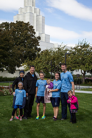 More than 600 participants ran in a 37 mile relay race, beginning at the Rexburg Temple and ending in Idaho Falls.