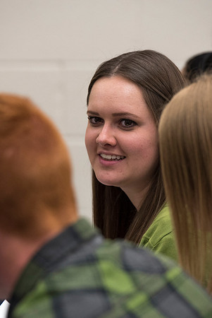 Students working with each other in the Foundations of the Restoration course on campus.