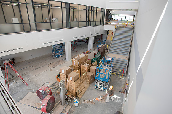 A look inside the new Science and Technology Building that is scheduled to be occupied by the 2016 Fall Semester.