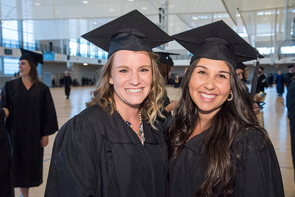 Students of Brigham Young University-Idaho prior to convocation of the Spring 2016 semester. Photo by Ryan Chase.