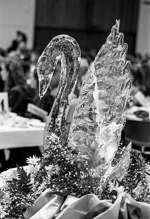 The Business Department holds an Awards Banquet. March 1995.