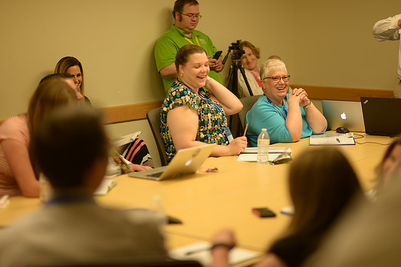 Online Instructors gather for a conference at BYU-Idaho. Photos by Photo Services
