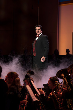 BYU-Idaho Center Stage had their annual Patriots and Pioneers concert July 9 with George Dyer as their soloist.