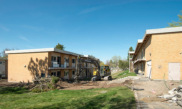 End of an Era, four of the six womens dorms will come down and be turned into a parking lot.