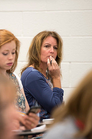 Many people gather to hear speakers and learn during Education Week at BYU-I. 2016