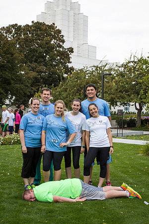 More than 600 participants ran in a 37 mile relay race, beginning at the Rexburg Temple and ending in Idaho Falls.