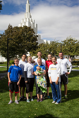 More than 600 participants ran in a 37 mile relay race, beginning at the Rexburg Temple and ending in Idaho Falls.