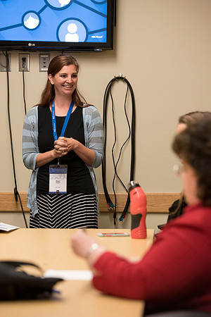 Faculty participate in breakout sessions as part of the Online Learning & Teaching Conference.