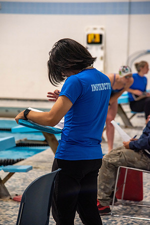Students swim, bike, and run at the Hart Pool, and at the stadium Field.
