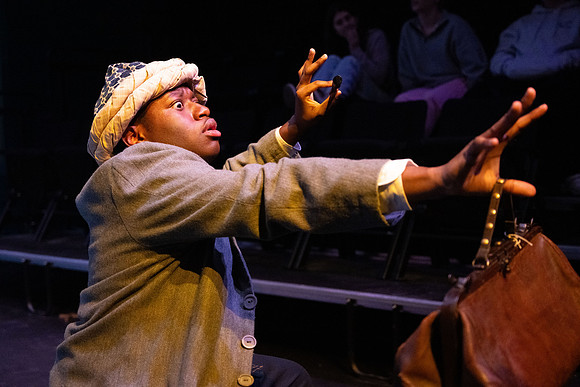 Dress rehearsal for Theater production, Comedy of Errors.