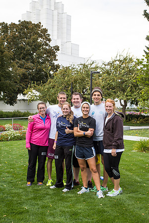 More than 600 participants ran in a 37 mile relay race, beginning at the Rexburg Temple and ending in Idaho Falls.