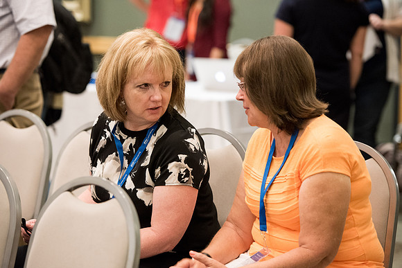 Online Instructors come to BYU-Idaho campus for further learning to enhance teaching skills.