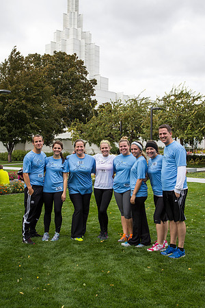More than 600 participants ran in a 37 mile relay race, beginning at the Rexburg Temple and ending in Idaho Falls.