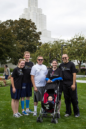 More than 600 participants ran in a 37 mile relay race, beginning at the Rexburg Temple and ending in Idaho Falls.