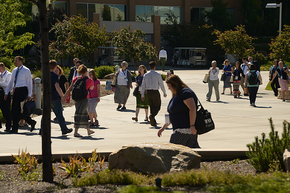 Online Instructors gather for a conference at BYU-Idaho. Photos by Photo Services