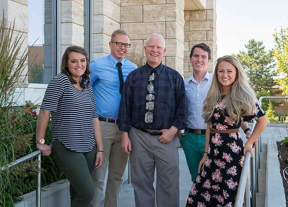 Courtney Thomas, Tyler Rickenbach, Michael Lewis, Ryan Chase and Katelyn Crompton