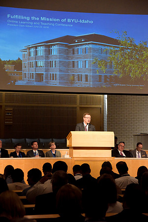 Online Instructors gather for a conference at BYU-Idaho. Photos by Photo Services