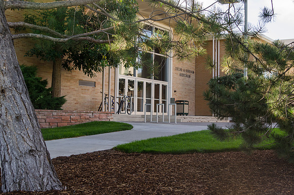 The Oscar A. Kirkham Building during the summer break