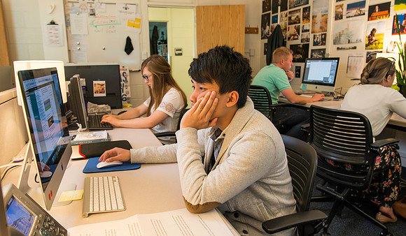 Talented students are an important of University Relations with their skills as photographers, designers, writers and web developers.