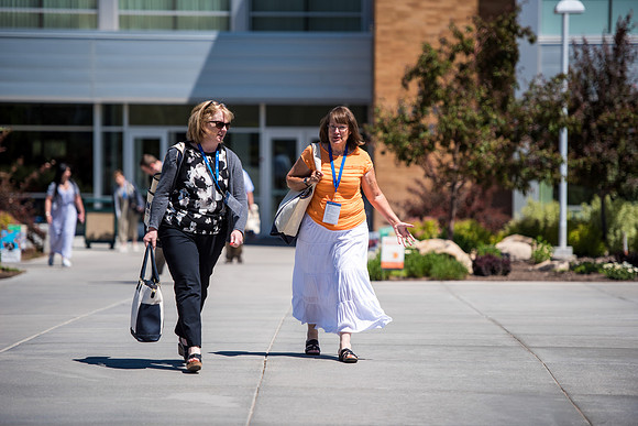 Online Instructors come to BYU-Idaho campus for further learning to enhance teaching skills.