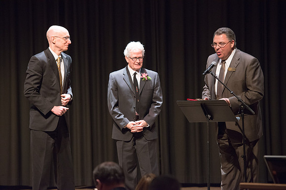 An "Evening Of Honors" recognizing Rodger Sorensen with the Eliza R. Snow Award for his contribution to the Arts. Rodger has taught and directed Theater for 42 years, first at the college of Eastern U