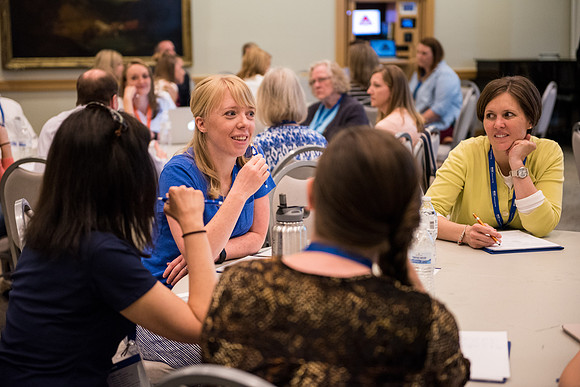 Online Instructors come to BYU-Idaho campus for further learning to enhance teaching skills.