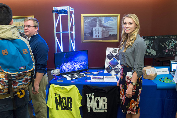 Comm Students get the chance to show off their skills through doing a senior project. The students are mentored throughout the semester and then judged and graded for the quality of their work.