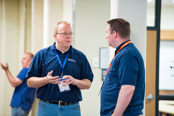 Online Instructors come to BYU-Idaho campus for further learning to enhance teaching skills.