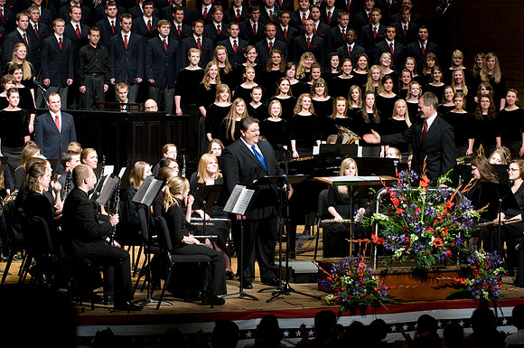 For the first time, the BYU-Idaho Department of Music presents a major Independence Day concert to celebrate our national heritage! Join the BYU-Idaho University Band, more than 300 choral singers, an