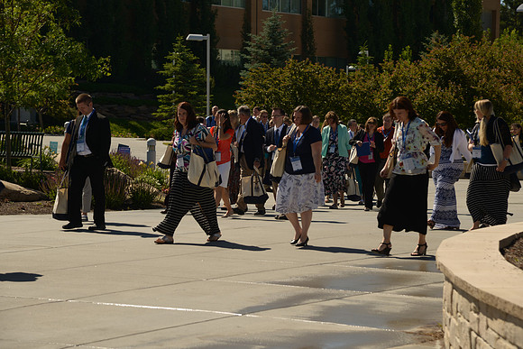 Online Instructors gather for a conference at BYU-Idaho. Photos by Photo Services