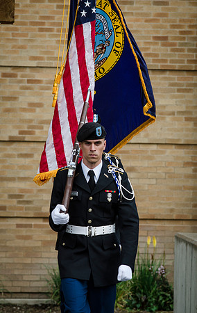 The BYU-Idaho ROTC honors those who gave their lives for the Constitution and this country's freedom.
