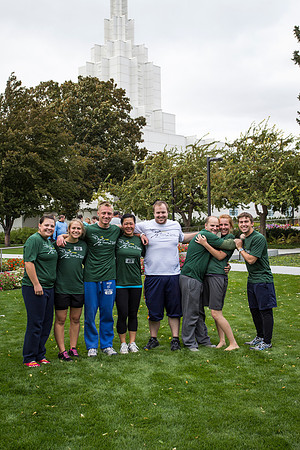 More than 600 participants ran in a 37 mile relay race, beginning at the Rexburg Temple and ending in Idaho Falls.