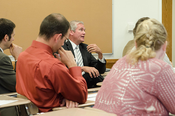 Faculty &amp; Staff attending classes held at faculty meeting Fall 2013