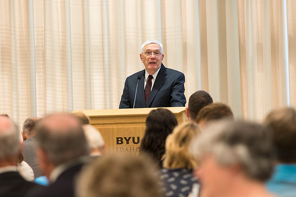 The Emeritus Breakfast and 50 Year Reunion was held where LaMar Barrus Received the Alumni Award of Excellence.